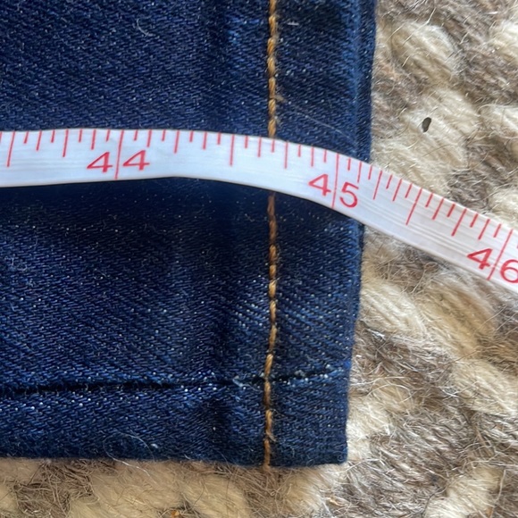 Gap 29 Tall Baby Boot Dark Blue Jeans with Stretch - Picture 8 of 8